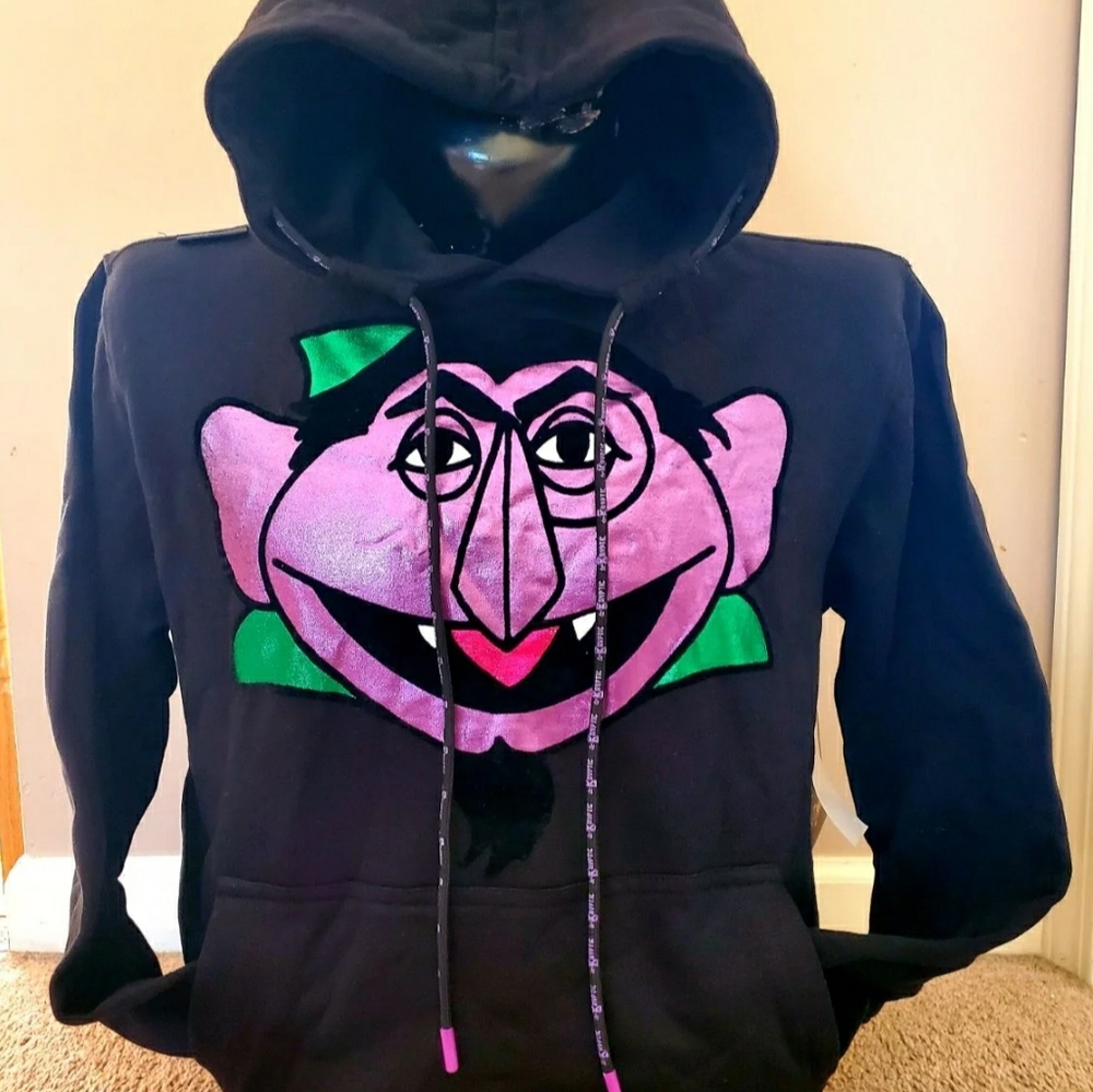 Hoodie Sesame Street Count Dracula ( XL)